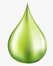 Hand Painted Green Water Droplets Png Download - Drop, Transparent Png, Free Download