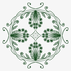 Transparent Flower Design Png - Circle, Png Download, Free Download