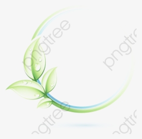 Green Leaves Border Leaf, HD Png Download, Free Download