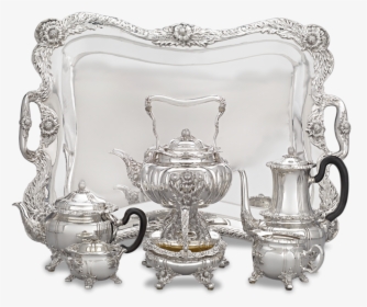 Tiffany & Co - Tiffany Sterling Silver Tea And Coffee Service, HD Png Download, Free Download