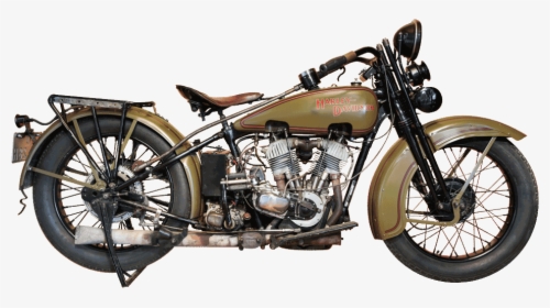 Vintage Harley Davidson Bike, HD Png Download, Free Download