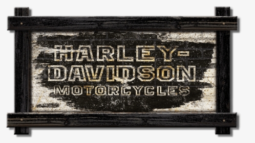 Vintage Harley Davidson Wooden Signs, HD Png Download, Free Download
