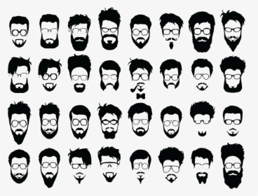 Transparent Mustache Transparent Png - Types Of Goatees Beards, Png Download, Free Download