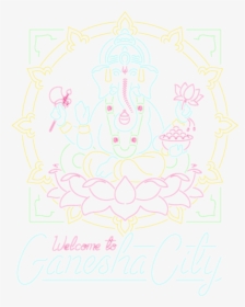 Ganesh Line Art Png, Transparent Png, Free Download