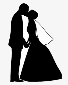 Wedding Marriage Bride Clip Art - Wedding Couple Silhouette, HD Png Download, Free Download