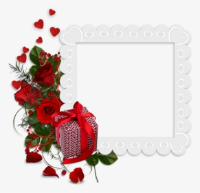 White Love Png Frame, Transparent Png, Free Download