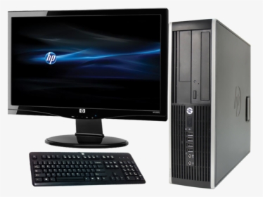 Hp 8000 Elite Pro Intel Core 2 Duo Desktop Pc - Hp Desktop Pc, HD Png Download, Free Download