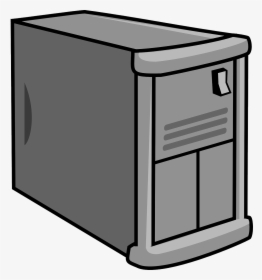 Computer Pc Tower Desktop Pc - Server Clipart, HD Png Download, Free Download