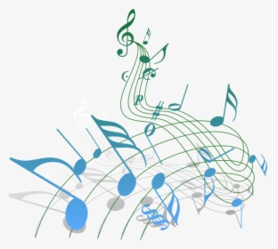 Free Colourful Musical Notes Png - Blue And Green Music Notes, Transparent Png, Free Download