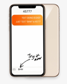 Text Giving Screen On Iphone - Mobile Phone, HD Png Download, Free Download