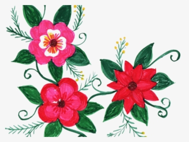 Floral Clipart Group - Flower Design Colorful Transparent, HD Png Download, Free Download