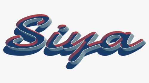 Siya 3d Letter Png Name - Siya Name Logo, Transparent Png, Free Download