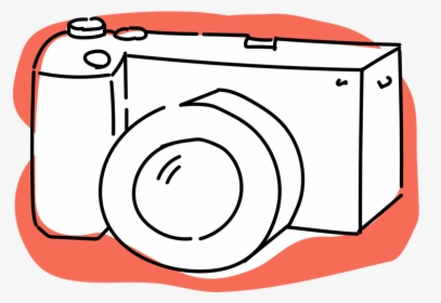 Digital Camera Clipart - Camera Drawing For Beginner, HD Png Download, Free Download
