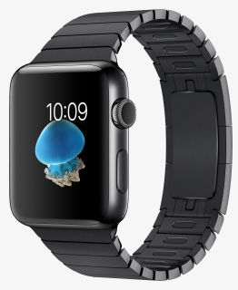 Iwatch Series 3 Png - Apple Watch Space Black Stainless Steel Case, Transparent Png, Free Download