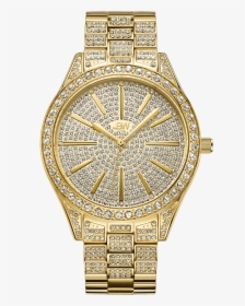 Jbw Cristal J6346a Gold Diamond Watch Front - Jbw Watch, HD Png Download, Free Download