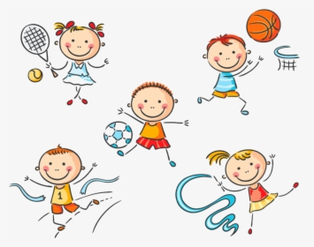 Sports Kids Clipart Transparent Png - Kids Sport Clipart Png, Png Download, Free Download