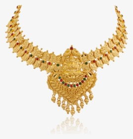 Stunning Goddess Lakshmi Kasu Malai Necklace - Necklace, HD Png Download, Free Download