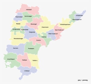 Undivided Andhra Pradesh Map, HD Png Download, Free Download
