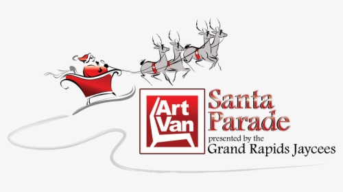 Grand Rapids Santa Parade - Art Van Furniture, HD Png Download, Free Download
