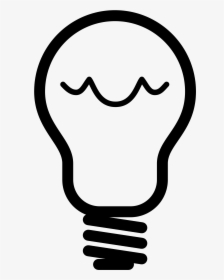 Thumb Image - Bulb Png Clipart Black And White, Transparent Png, Free Download
