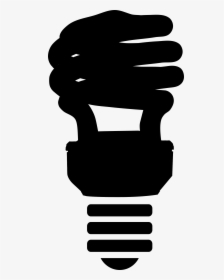 Light Bulb Silhouette Png, Transparent Png, Free Download