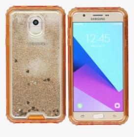 Samsung Galaxy J7 Mm Water Glitter Hybrid Rose Gold, HD Png Download, Free Download