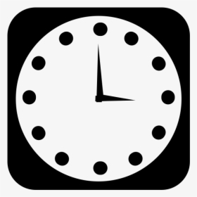 Clock Rubber Stamp"  Class="lazyload Lazyload Mirage - Wall Clock Icon Png, Transparent Png, Free Download