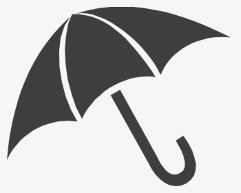 Umbrella, Rain, Wind, Retro, Wet, Weather, Season - Black Umbrella Clipart, HD Png Download, Free Download