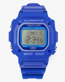 Blue,watch Accessory,purple - Analog Watch, HD Png Download, Free Download
