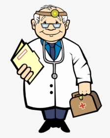 Doctor Cartoon Old Clipart Doctors Transparent Png - Dr P Smith Music, Png Download, Free Download