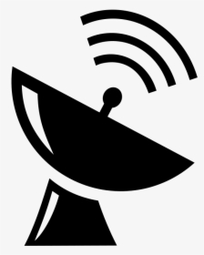 Free Space Sketched Free Satellite Dish Icon - Satellite Dish Clipart, HD Png Download, Free Download