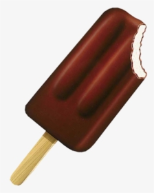 Chocolate Covered Ice Cream Bar - Chocolate Ice Cream On A Stick, HD Png Download, Free Download