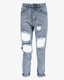 Unisex Pants Ripped Rip - Ripped Jeans Transparent Background, HD Png Download, Free Download
