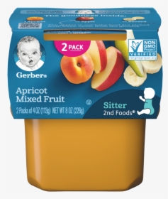 2nd Foods Apricot Mixed Fruit - Baby Food Gerber, HD Png Download, Free Download