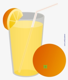 Juice Clipart Cool Drink - Orange Juice Clipart Png, Transparent Png, Free Download