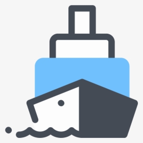 Big Cargo Ship Icon - Ship Icon, HD Png Download, Free Download