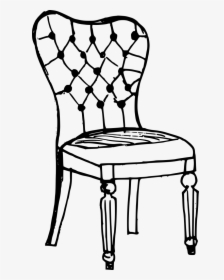 Drawing Image Of Chair, HD Png Download, Free Download