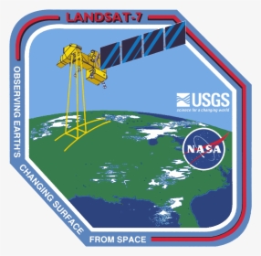Landsat-7 Mission Patch - Landsat 7 Mission Patch, HD Png Download, Free Download