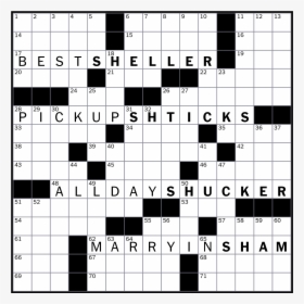 Nyt Crossword 0430, HD Png Download, Free Download
