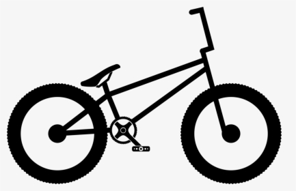 Bicycle,rim,hybrid Bicycle - Bmx Bike Drawing, HD Png Download, Free Download