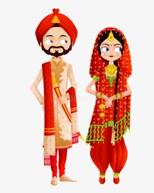 Free Wedding Invitation Video - Sikh Wedding Clip Art, HD Png Download, Free Download