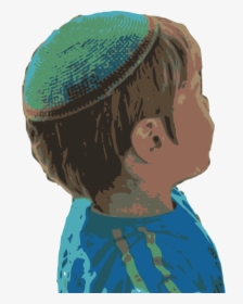 Boy In A Kippah - Cap On Jewish People, HD Png Download, Free Download