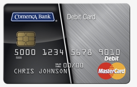 Comerica Debit Mastercard & Atm Card - Mastercard, HD Png Download, Free Download