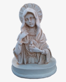 Virgin Mother Mary Bust 13cm , Png Download - Mother Mary Statue Png, Transparent Png, Free Download
