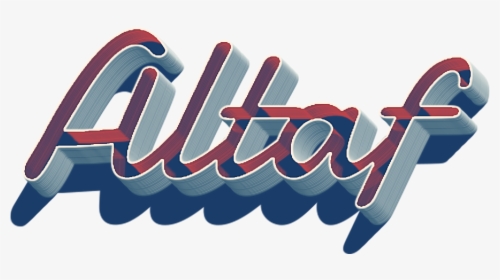 Altaf 3d Letter Png Name - Graphic Design, Transparent Png, Free Download