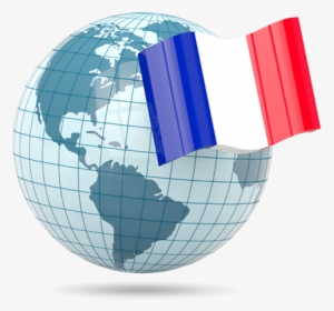 Globe With Flag, HD Png Download, Free Download