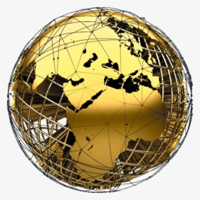 Globe Gold Icon Png - Gold Globe Png, Transparent Png, Free Download