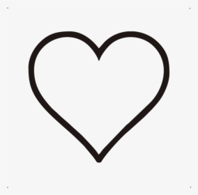 Heart Png Outline - Black Heart Outline Transparent, Png Download, Free Download