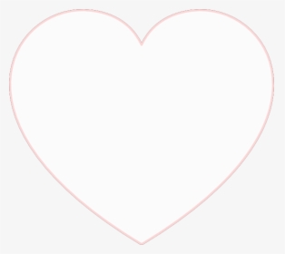 Hollow Heart Png - Solid White Heart Png, Transparent Png, Free Download