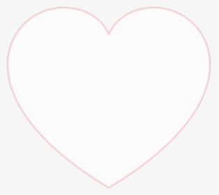 Hollow Heart Png - Solid White Heart Png, Transparent Png, Free Download